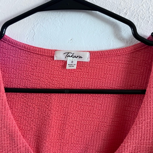 Takara Pink Ruffled Blouse - Picture 2 of 3